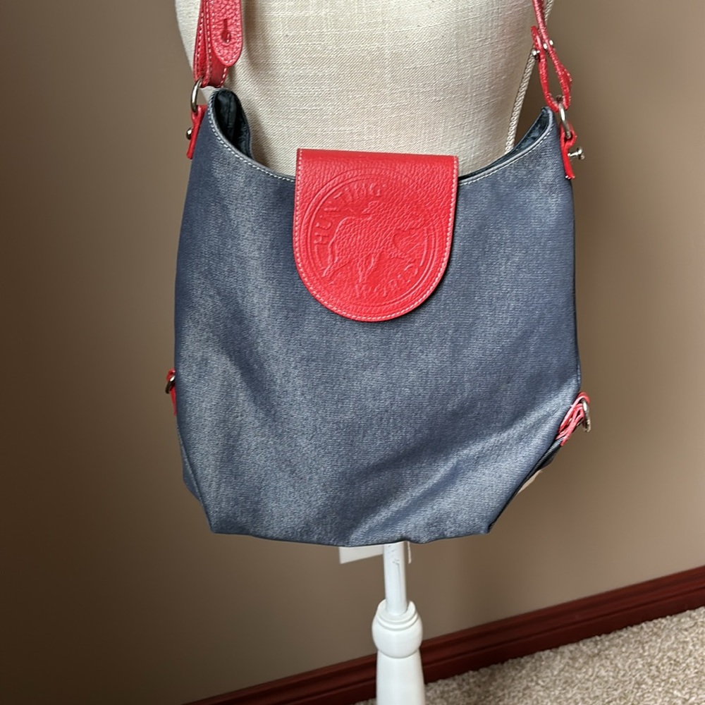 Vintage Hunting World Denim Bag excellent condition